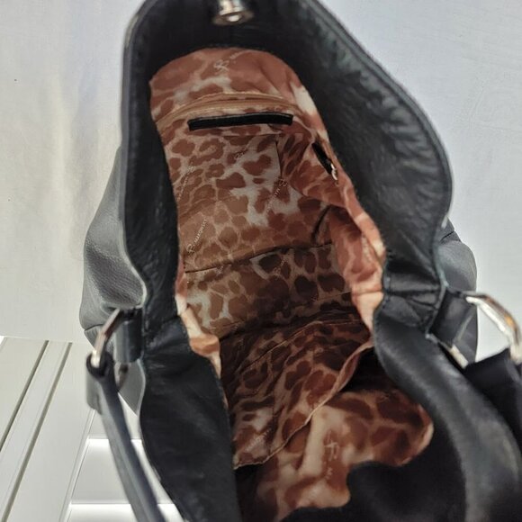 B-MAKOSKY BLACK LEATHER PURSE - Picture 7 of 11